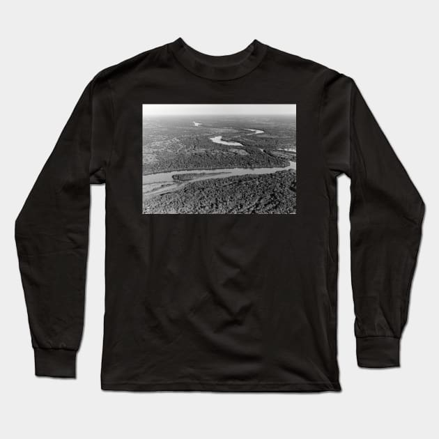 Vintage photo of Amazon Rainforest Long Sleeve T-Shirt by In Memory of Jerry Frank